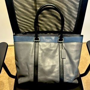Coach Men’s Tote - Grey/Blue